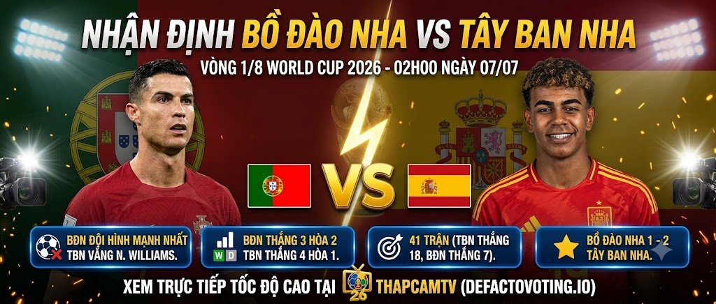 Nhận Định Bồ Đào Nha vs Tây Ban Nha (02h00, 07/07) | Đại Chiến Bán Đảo Iberia